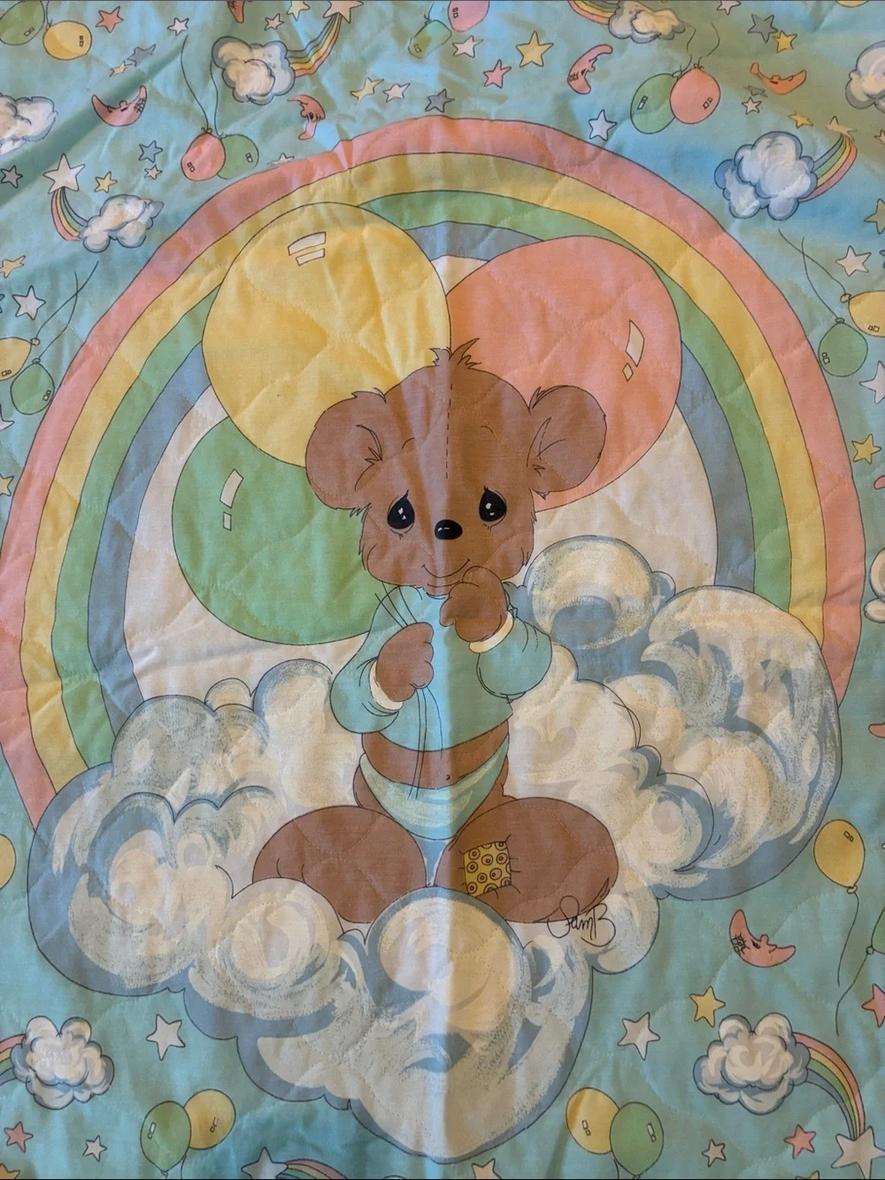 Precious Moment Blanket 46x36 Embroidered Edges